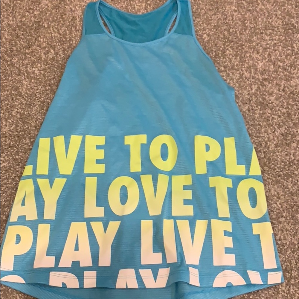 Girls athletic tank